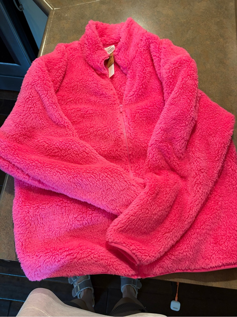 Women’s Hot Pink Sherpa Jacket